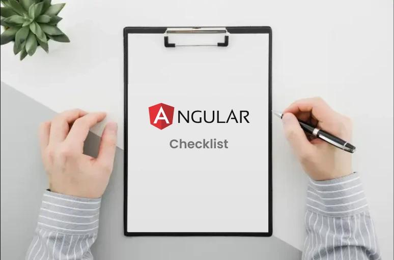 Angular Checklist