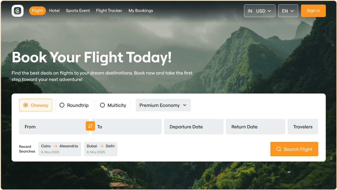 Flight Search Availability