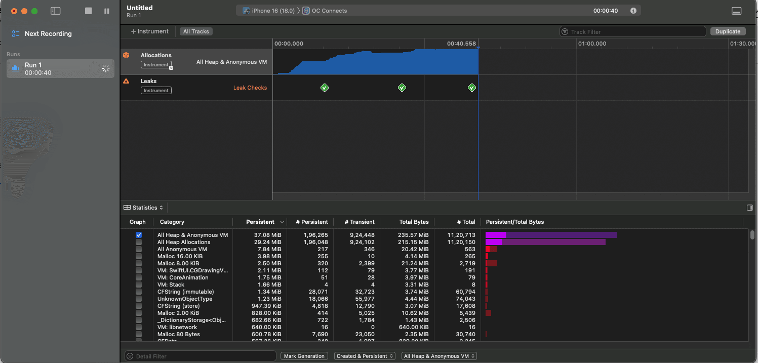 ios Performance 