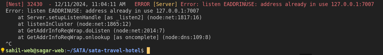 NodeJS error